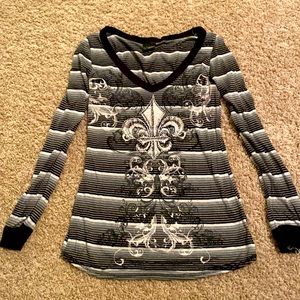 DayTrip Women’s V-Neck Top Size L